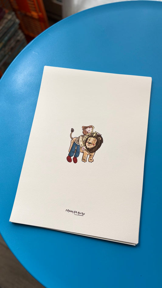 POSTER "ASLAN" ILUSTRADO (para imprimir en tu casa)