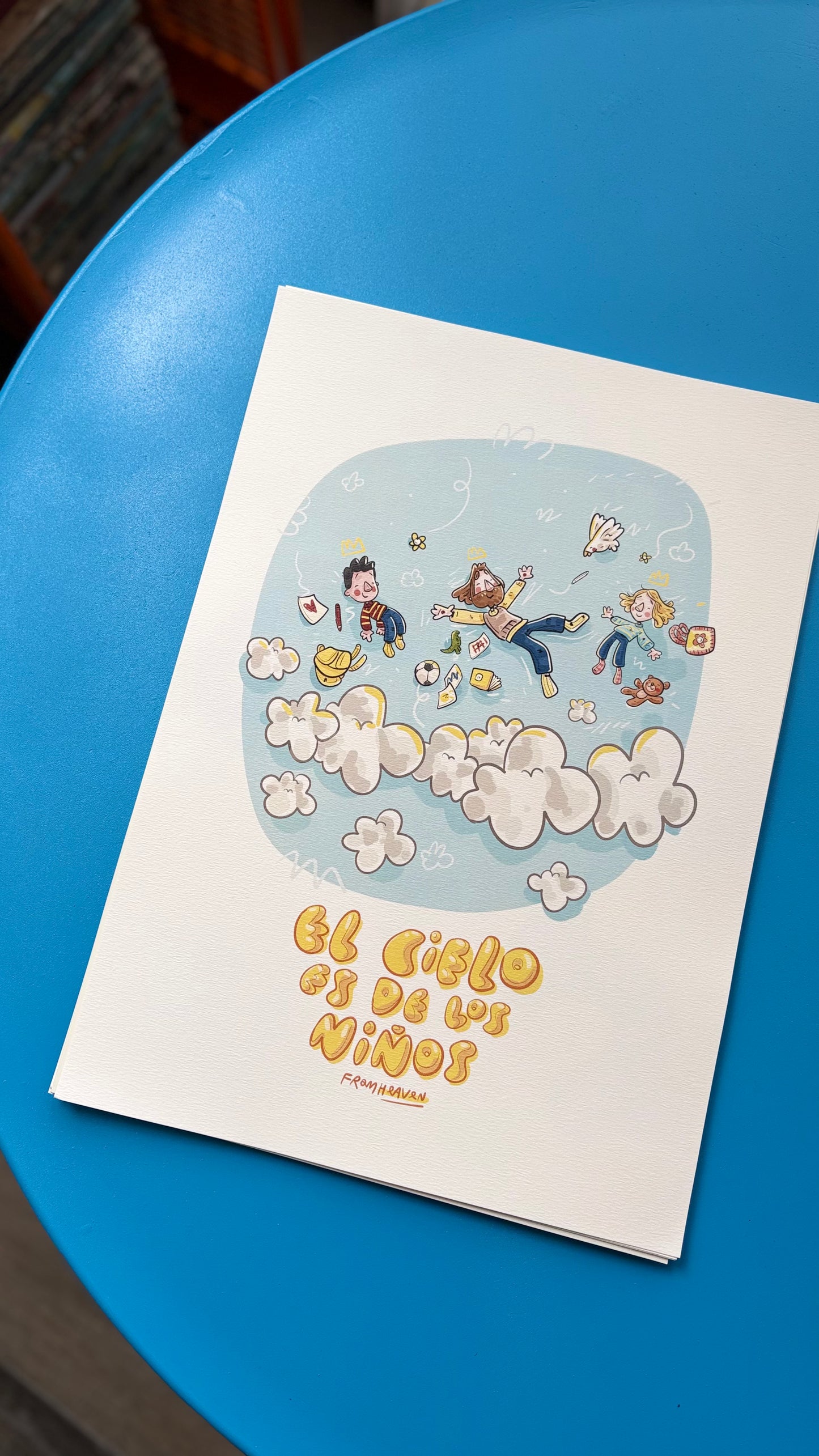 POSTER "JESÚS, DIA DEL NIÑO" ILUSTRADO (para imprimir en tu casa)
