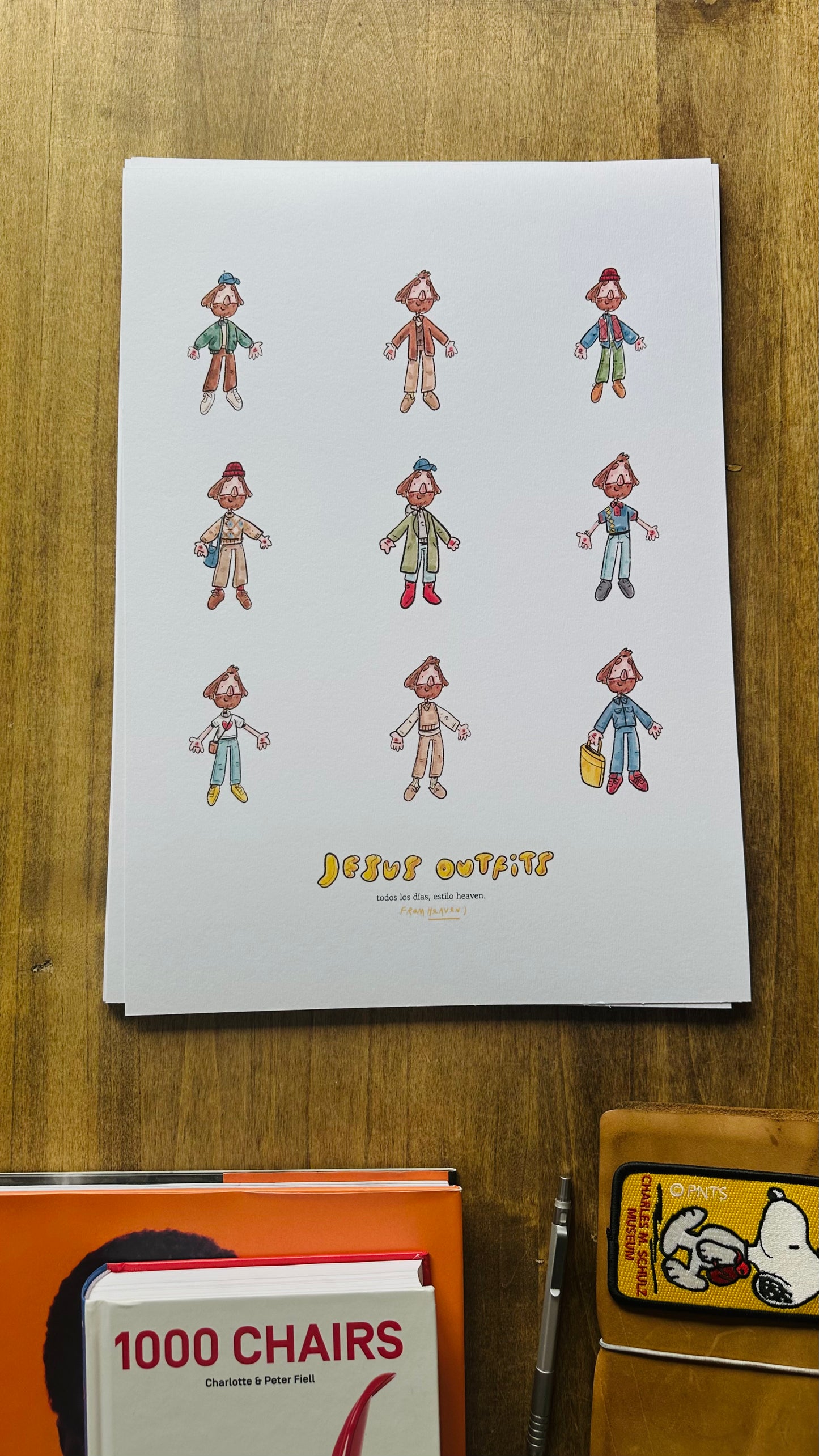 Jesus, Outfits — Digital PDF (A3)