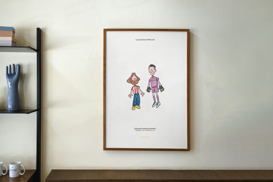 POSTER PARAGUAY MUNDIAL ILUSTRADO (para imprimir en tu casa)