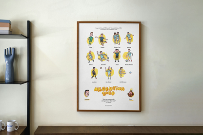 POSTER ARGENTINA ILUSTRADO (para imprimir en tu casa)