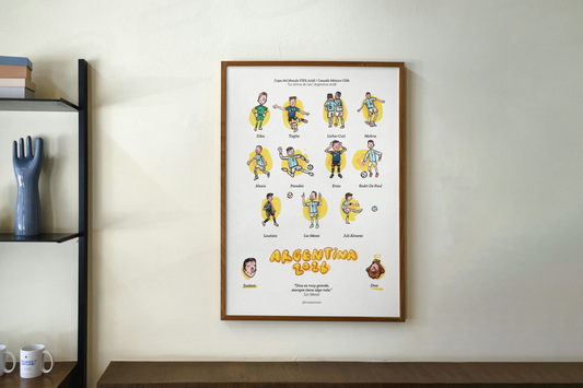 POSTER ARGENTINA ILUSTRADO (para imprimir en tu casa)