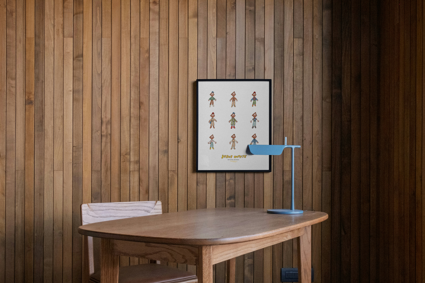 POSTER JESUS OUTFITS ILUSTRADO (para imprimir en tu casa)